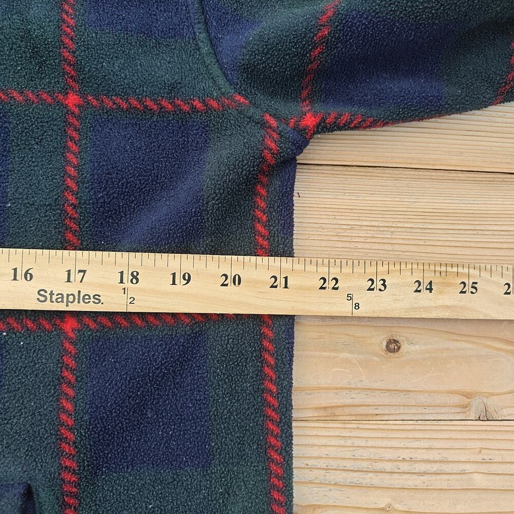 Lauren Ralph Lauren Women's Zip Jacket Sweater Plaid Blue Size M Petite - Picture 10 of 12